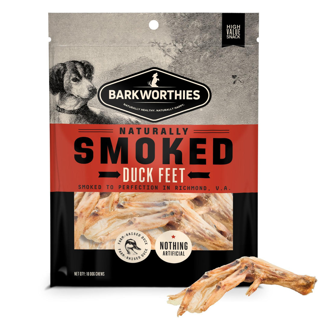 Barkworthies smoked duck feet