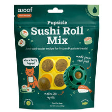 Load image into Gallery viewer, Woof dog Pupsicle Treat Mix  Sushi Roll 5.5OZ