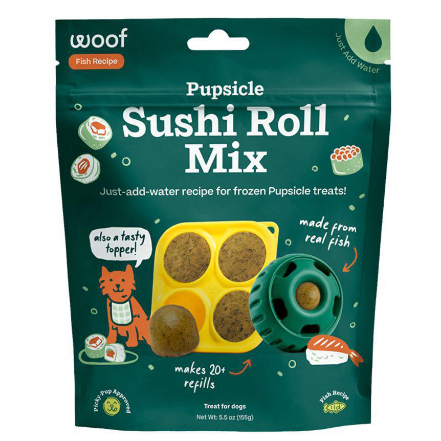 Woof dog Pupsicle Treat Mix  Sushi Roll 5.5OZ