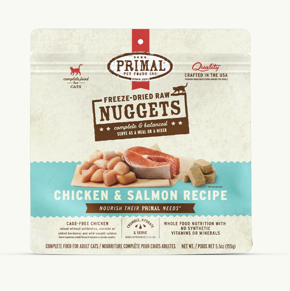 Primal Feline Freeze dried Chicken & Salmon
