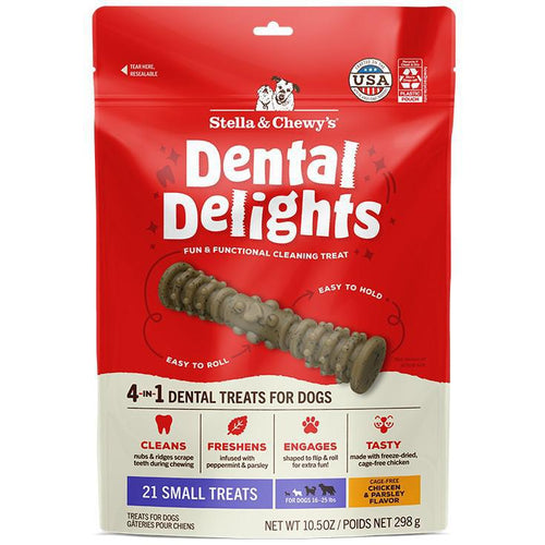 Stella & Chewy's dental delights chicken  & parsley  Small pack