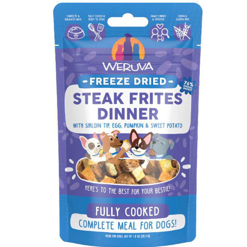 Weruva Dog Steak Frites Dinner Freeze Dried