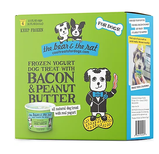 Bear and Rat Peanut Butter Bacon 4pack