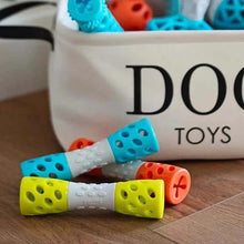 Load image into Gallery viewer, Messy Mutts  Toss'n Stuff Hourglass Treat Dispensing Toy