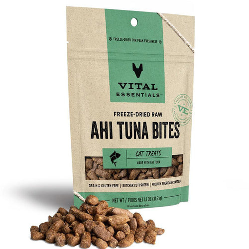Vital Essentials Freeze Dried Ahi Tuna Bites 1.1oz