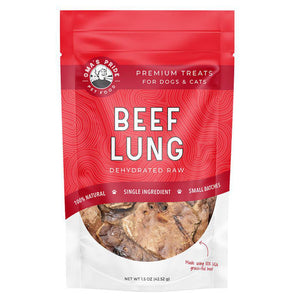 Oma's Pride dehydrated beef lung 1.5oz