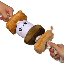 Load image into Gallery viewer, S&#39;mores Squeaker Tug 13&quot;