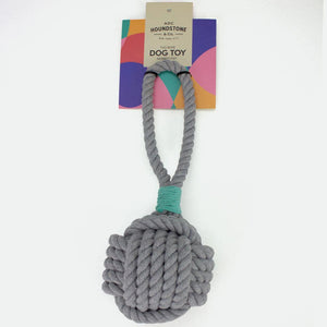 Houndstone Large Rope Dog Toy Grey