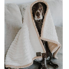 Load image into Gallery viewer, Tall Tails Embossed Bone Blanket 40" X 60"