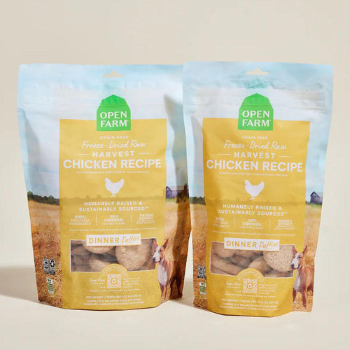 Open Farm Chicken Recipe Freeze Dried Raw Patties