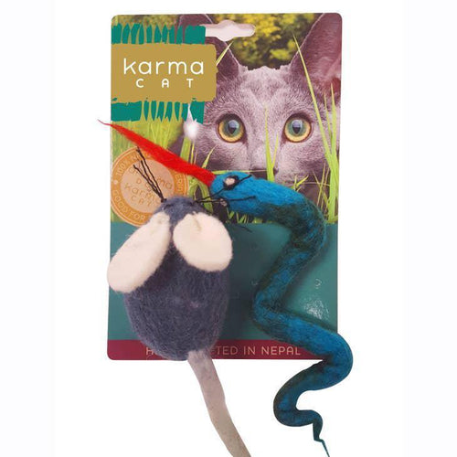 Pure wool Snake and Mouse Pack of 2