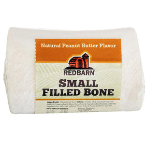 Red Barn Filled bone Peanut Butter small 3.5oz