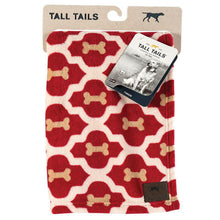 Load image into Gallery viewer, Tall Tails Red bone blanket 30x40