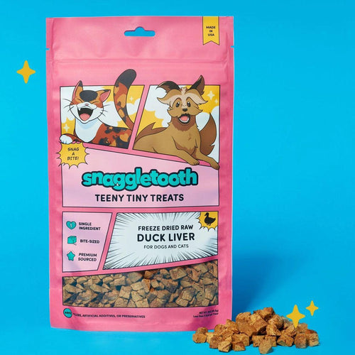 Snaggletooth Teeny Tiny Freeze Dried Raw Duck Liver