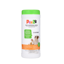 Load image into Gallery viewer, Pawz Sanipaw Wipes 60ct