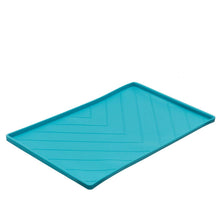 Load image into Gallery viewer, Silicone Bowl Mat with Raised Edge to Contain the Spills Medium