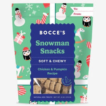 Load image into Gallery viewer, Bocce&#39;s Snowman Snacks Soft &amp; Chewy