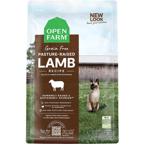 Open Farm Pasture-Raised Lamb Dry Cat 8lbs