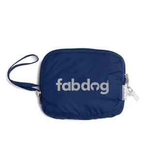 Fab dog Packaway Dog Raincoat Navy
