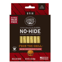 Load image into Gallery viewer, Earth Animal No Hide from the grill Bacon Cheeseburger stix 10 pack