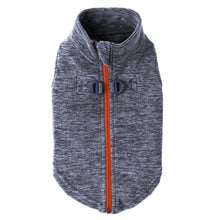 Load image into Gallery viewer, Zip up fleece wash Grey