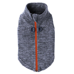 Zip up fleece wash Grey