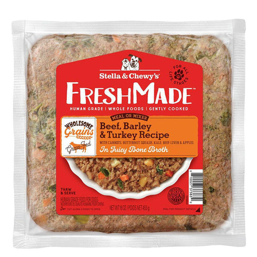 S&C FreshMade  wholesome grains beef turkey 16oz