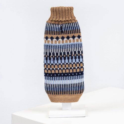 Ice Magic Navy Alpaca Dog Sweater