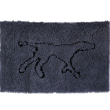 Load image into Gallery viewer, Tall Tails Wet Paws Absorbent Dog Mat Charcoal