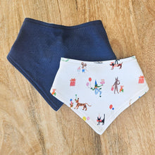 Load image into Gallery viewer, Pima Cotton Snap on bandana Birthday