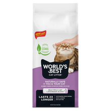 Load image into Gallery viewer, World&#39;s Best Cat Litter Multi Cat Scented 8lbs, 14lbs, 28lbs