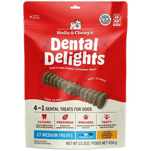 Stella & Chewy's dental delights chicken  & parsley Medium