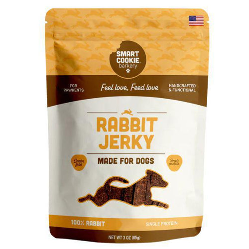 Smart Cookie Rabbit Jerky Dog Treats 3 oz