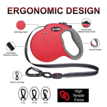 Load image into Gallery viewer, Doco All day Adventure Retractable leash Red