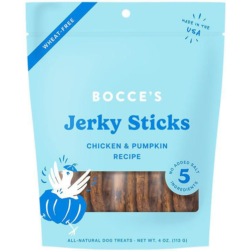 Bocce's Grazers Chicken & Pumpkin Jerky Sticks