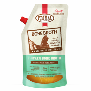 Primal frozen bone broth chicken