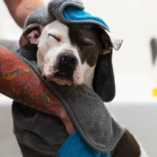 Load image into Gallery viewer, Microfiber Ultra Soft Dog Towel with Hand Pockets Medium