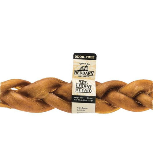 Red Barn Odor-Free Braided Bully Stick 7