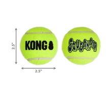 Load image into Gallery viewer, Kong Air Squeaker Ball MD 3pack