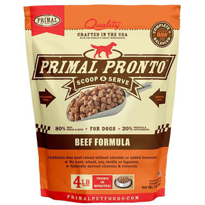 Primal canine frozen pronto Beef 4lb