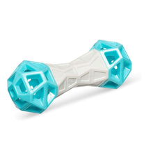 Load image into Gallery viewer, Messy Mutts Totally Pooched Flex n Squeak Dumbbell 7"