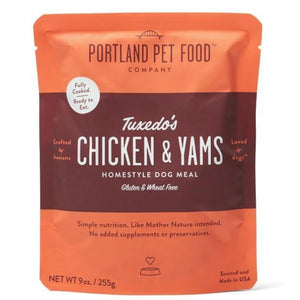 Tuxedo's Chicken & Yams Homestyle Dog Meal 9 oz