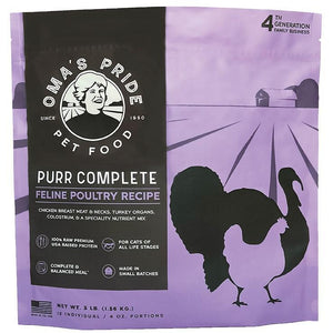 Oma's C pride purr complete feline  poultry