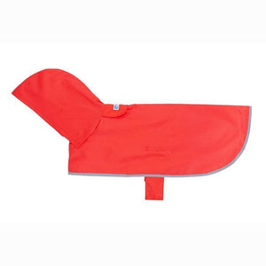 RC Pet Packable Rain Poncho Crimson