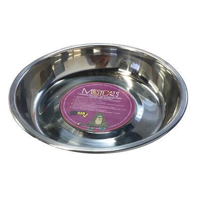 Messy Mutts Stainless Saucer Shaped Bowl