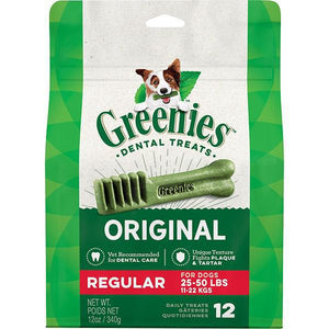 Greenies Original Regular Dental Dog Treats, 12oz
