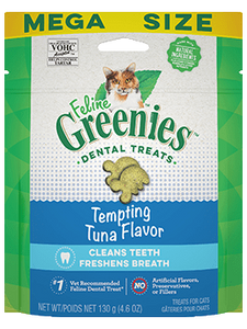 Greenies Feline dental treat Tuna 4.6oz
