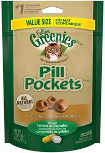 Greenies Pill Pocket Chicken Cat 1.6oz